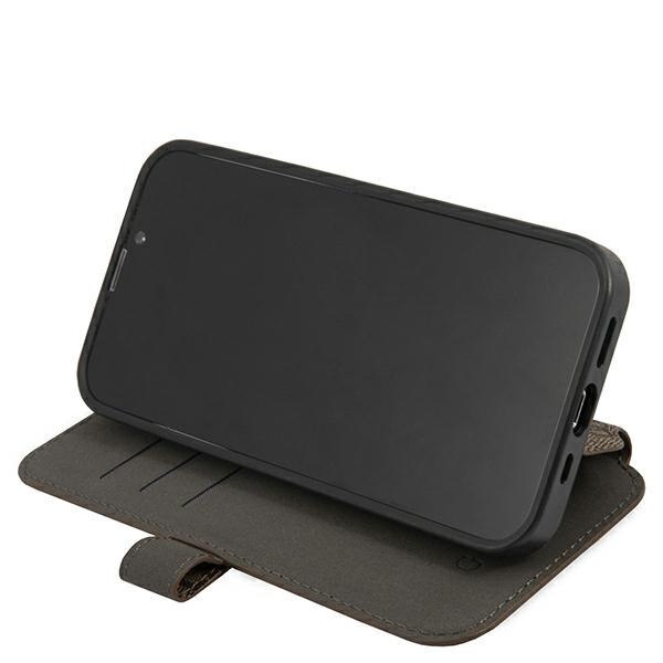 Guess GUBKP13L4GMGBR iPhone 13 Pro / 13 6,1" brązowy book 4G Big Metal Logo